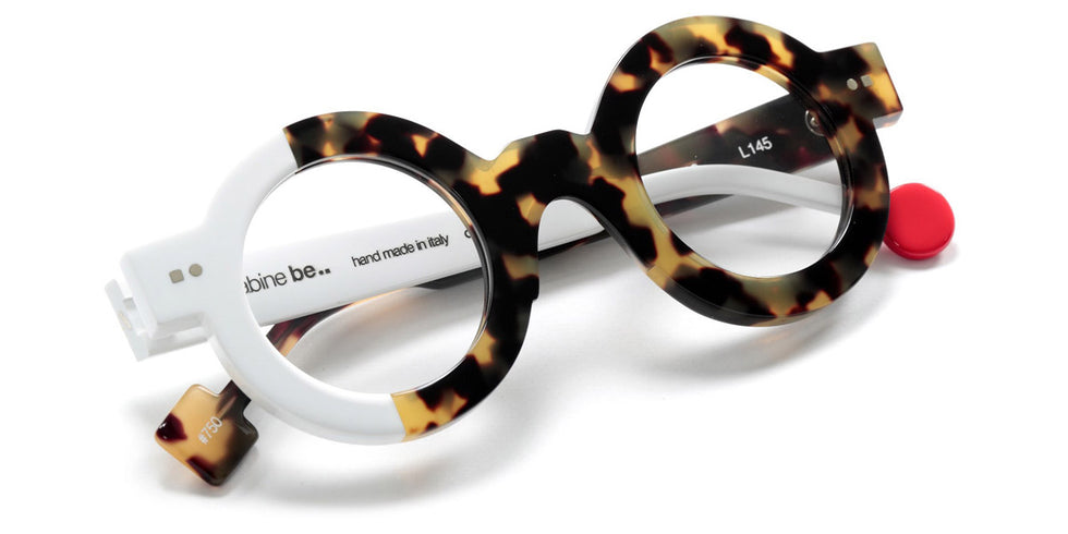 Sabine Be® Be Zozo SB Be Zozo 750 41 - Shiny Tokyo Tortoiseshell / Shiny White Eyeglasses