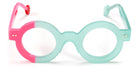 Sabine Be® Be Zozo SB Be Zozo 751 41 - Shiny Opal Turquoise / Shiny Neon Pink Eyeglasses
