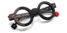 Sabine Be® Be Zozo SB Be Zozo 752 41 - Matte Marbled Slate Gray / Matte Iced Brown Eyeglasses