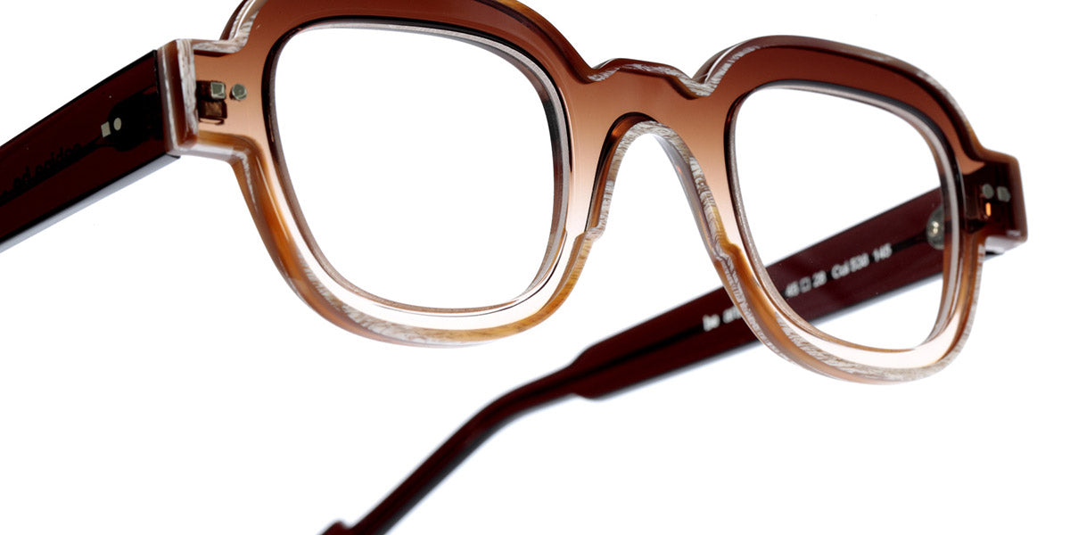 Sabine Be® Be Artist Line SB Be Artist Line 538 45 - Shiny Gradient Brown / Shiny Vintage Horn Eyeglasses
