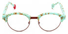 Sabine Be® Be Master Pantos SB Be Master Pantos 556 51 - Matte Marbled Turquoise / Shiny Camel Eyeglasses