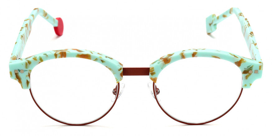 Sabine Be® Be Master Pantos SB Be Master Pantos 556 51 - Matte Marbled Turquoise / Shiny Camel Eyeglasses