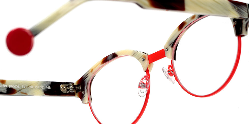 Sabine Be® Be Master Pantos SB Be Master Pantos 560 51 - Shiny Blonde Horn / Satin Neon Orange Eyeglasses