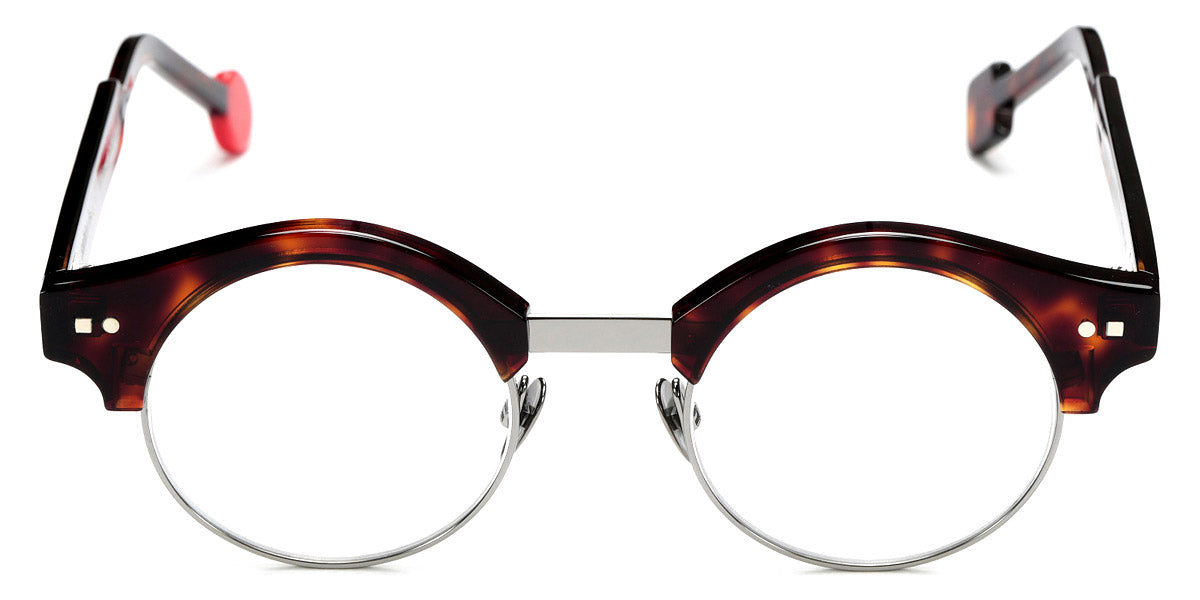Sabine Be® Be Master Round SB Be Master Round 544 45 - Shiny Cherry Tortoiseshell / Polished Ruthenium Eyeglasses
