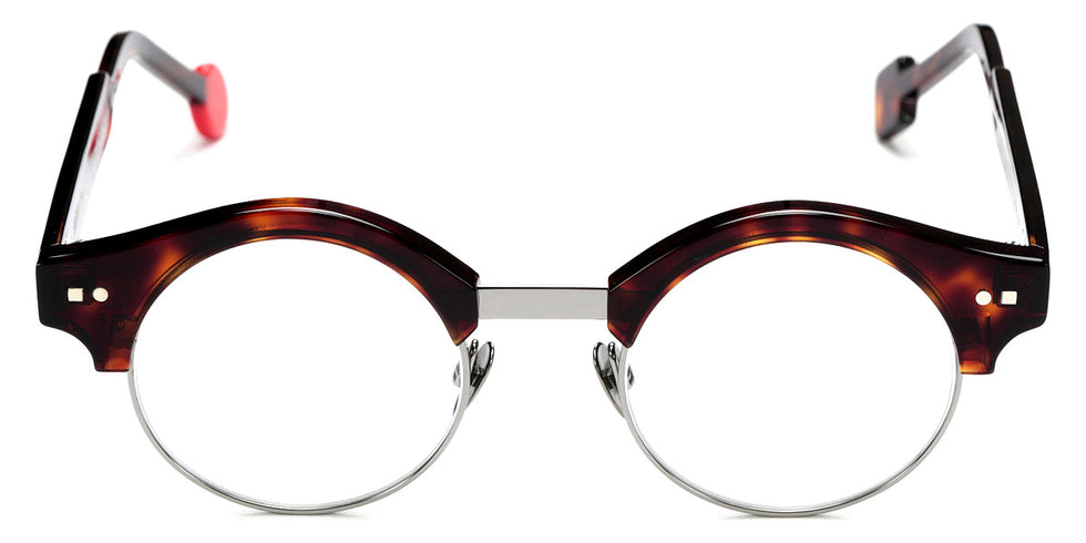 Sabine Be® Be Master Round SB Be Master Round 544 45 - Shiny Cherry Tortoiseshell / Polished Ruthenium Eyeglasses