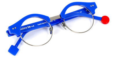 Sabine Be® Be Master Round SB Be Master Round 548 45 - Shiny Majorelle Blue / Polished Palladium Eyeglasses