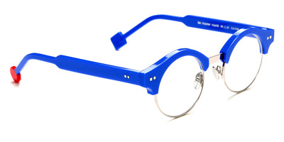 Sabine Be® Be Master Round SB Be Master Round 548 45 - Shiny Majorelle Blue / Polished Palladium Eyeglasses