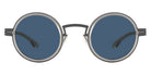 Ic! Berlin® Bent ICB IC0030 BENT 05N 43 - Gun-Metal-Sky-Grey/Green Lenses Sunglasses