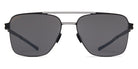 Mykita® BERNIE MYK BERNIE Black/White / Polarized Pro Hi-Con Grey 56 - Black/White / Polarized Pro Hi-Con Grey Sunglasses