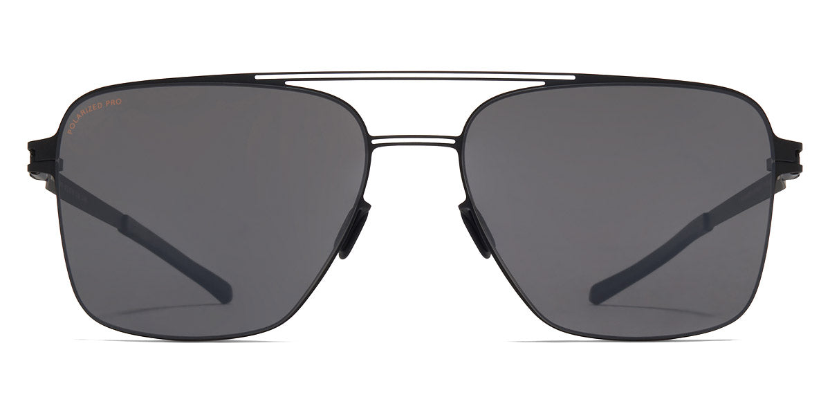 Mykita® BERNIE MYK BERNIE Black/White / Polarized Pro Hi-Con Grey 56 - Black/White / Polarized Pro Hi-Con Grey Sunglasses