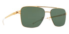 Mykita® BERNIE MYK BERNIE Gold/Black / Polarized Pro Green 15 56 - Gold/Black / Polarized Pro Green 15 Sunglasses