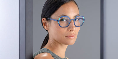 Blackfin® BIARRITZ BLF BIARRITZ 1617 49 - Galaxy Blue/Emerald Green Eyeglasses