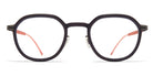 Mykita® BIRCH MYK BIRCH MHL1 Slategrey/SGP/Tangerine 47 - MHL1 Slategrey/SGP/Tangerine Eyeglasses