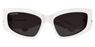 Balenciaga® BB0321S BL BB0321S 005 57 - White / Gray 