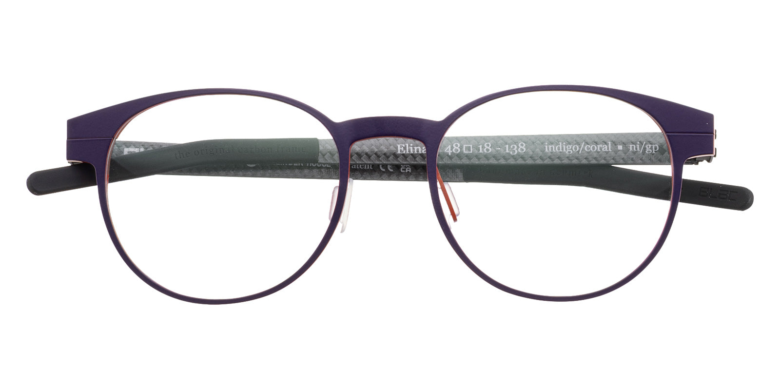 BLAC® ELINA Eyeglasses - INDIGO-CORAL