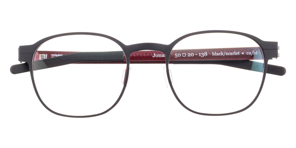BLAC® JONAS Eyeglasses - BLACK-SCARLET