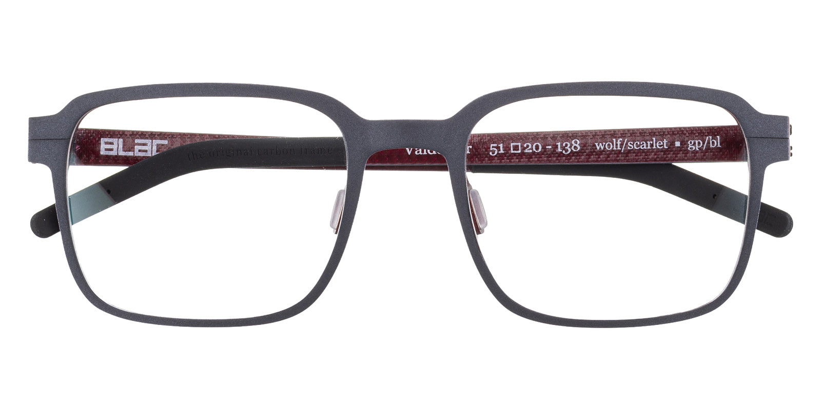 BLAC® VALDEMAR Eyeglasses - WOLF-SCARLET