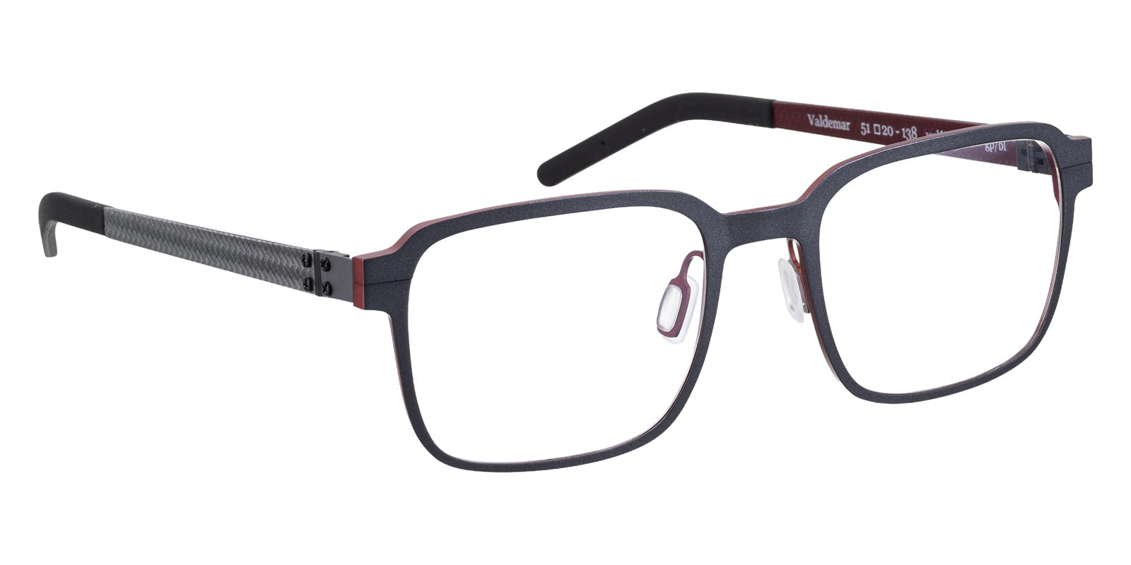 BLAC® VALDEMAR Eyeglasses - WOLF-SCARLET