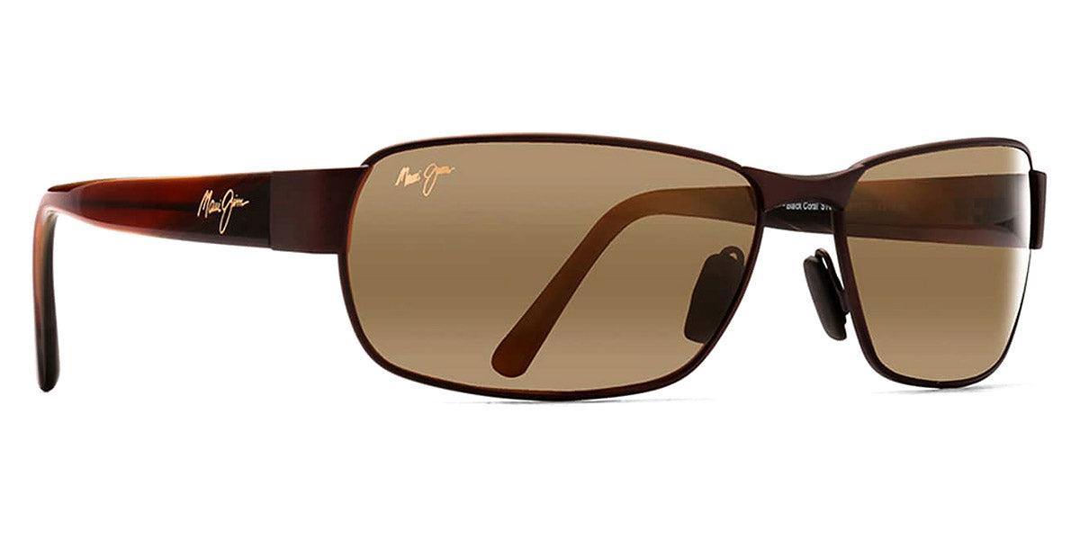 Maui Jim® Black Coral MAU Black Coral H249-19M 65 - Matte Espresso / HCL Bronze Sunglasses
