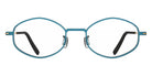 Blackfin® ALTADENA Eyeglasses BLF ALTADENA OP 1980 51 - Ultramarine Green/Shiny Oxide Orange