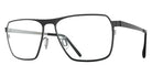 Blackfin® BERGEN BLF BERGEN BLACKFIN BLACK/OPAL GRAY 1921 57 Eyeglasses - BLACKFIN BLACK/OPAL GRAY 1921