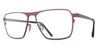 Blackfin® BERGEN BLF BERGEN DAMASCUS BURGUNDY/BLACKFIN BLACK 1922 57 Eyeglasses - DAMASCUS BURGUNDY/BLACKFIN BLACK 1922