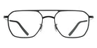Blackfin® DAVENPORT BLF DAVENPORT BLACKFIN BLACK/SATIN SILVER 1852 56 Eyeglasses - BLACKFIN BLACK/SATIN SILVER 1852