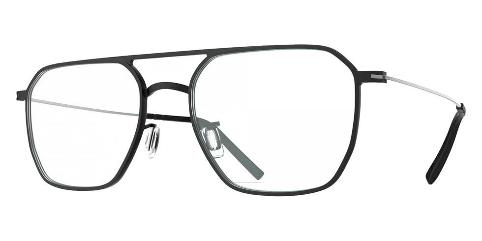 Blackfin® DAVENPORT BLF DAVENPORT BLACKFIN BLACK/SATIN SILVER 1852 56 Eyeglasses - BLACKFIN BLACK/SATIN SILVER 1852