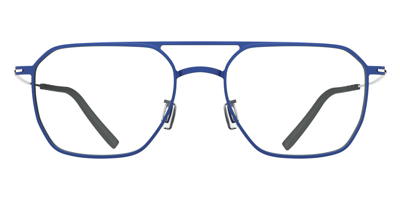 Blackfin® DAVENPORT BLF DAVENPORT OLYMPIC BLUE/ SHINY SILVER 1704 56 Eyeglasses - OLYMPIC BLUE/ SHINY SILVER 1704