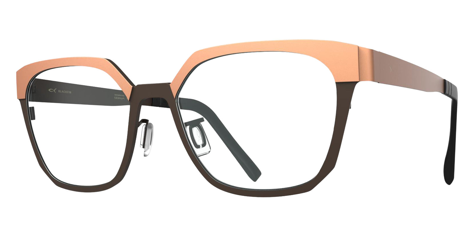 Blackfin® DELRAY BLF DELRAY COIN COPPER/NUT DARK BROWN 1911 53 Eyeglasses - COIN COPPER/NUT DARK BROWN 1911