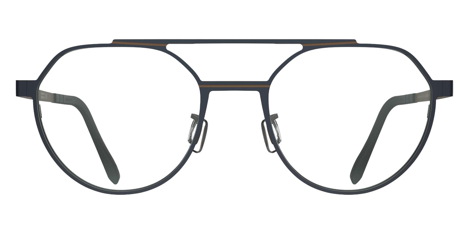 Blackfin® HAYMAN Eyeglasses BLF HAYMAN OP 1973 52 - Storm Navy Blue/Pecan Brown