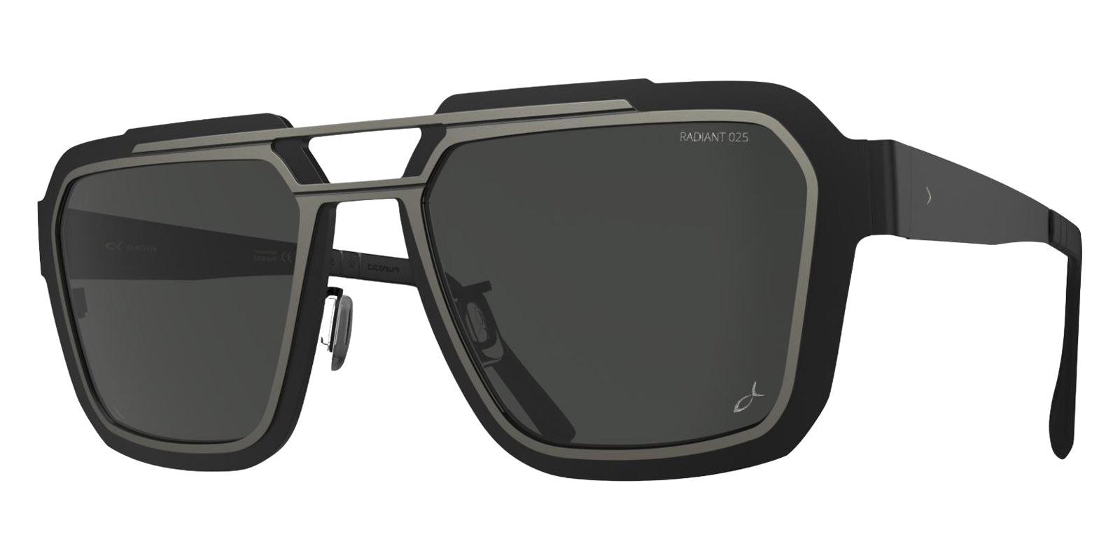 Blackfin® IRON HARBOR BLF IRON HARBOR STONE GRAY/BLACKFIN BLACK/R025 1585 56 Sunglasses - STONE GRAY/BLACKFIN BLACK/R025 1585