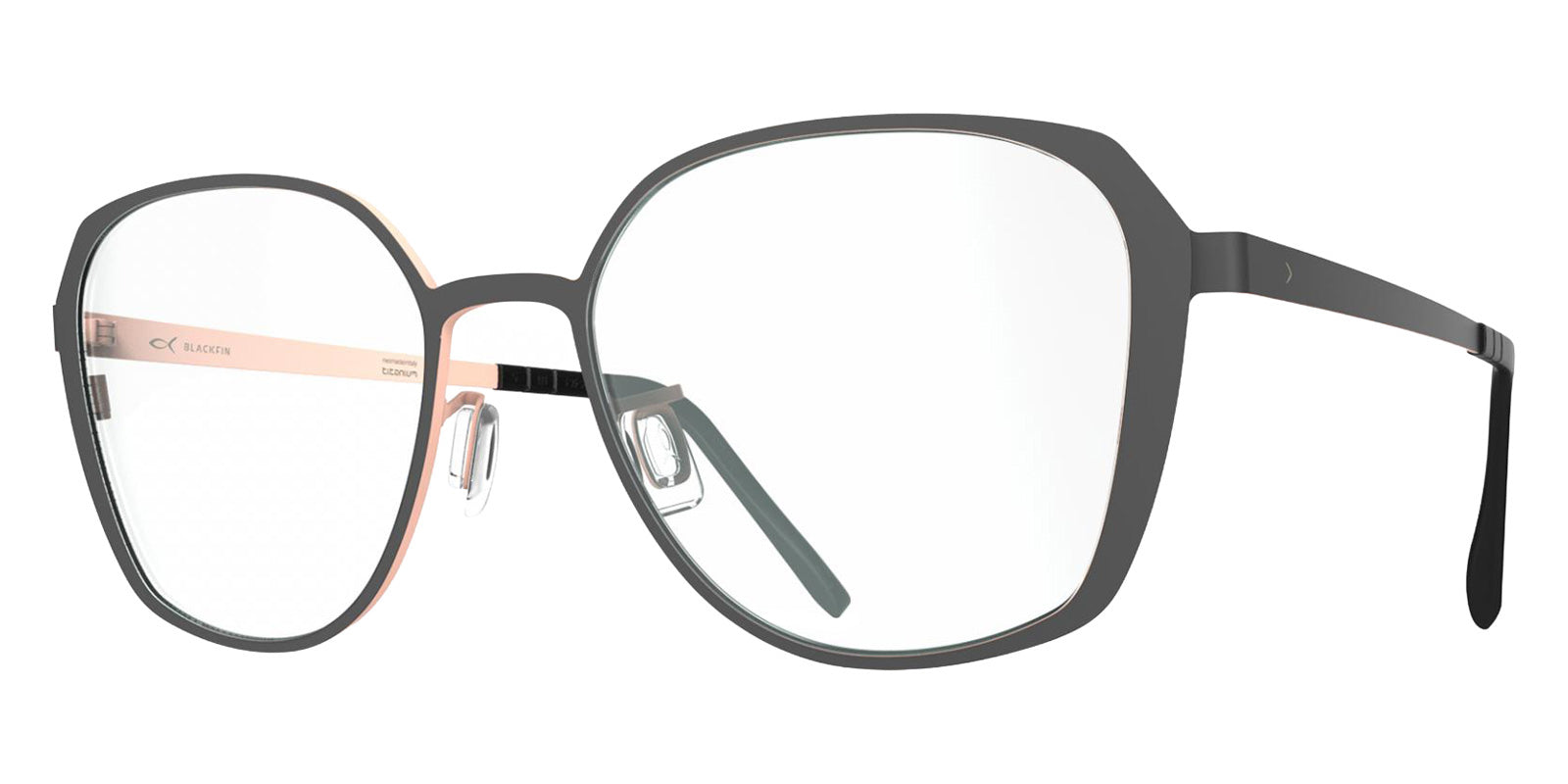 Blackfin® LANAI Eyeglasses BLF LANAI OP 1826 53 - Smoky Brown/Blush Pink