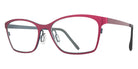 Blackfin® LONG ISLAND Eyeglasses BLF LONG ISLAND OP 1667 49 - Burgundy Red/Shadow Dark Blue