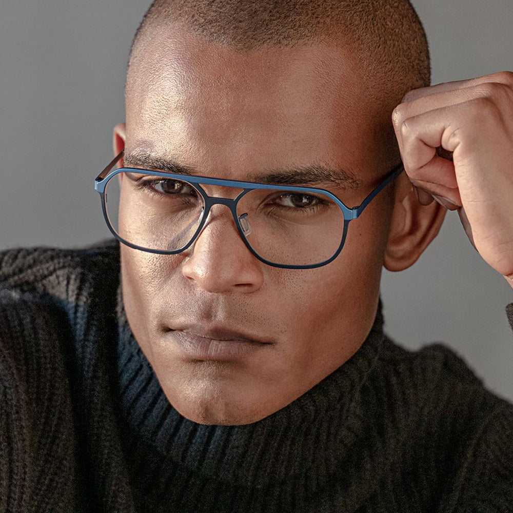 Blackfin® LOPEZ Eyeglasses - TROPICAL BLUE/SHADOW DARK BLUE 1873