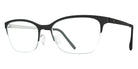 Blackfin® MADELINE Eyeglasses BLF MADELINE OP 1741 52 - Matt Black/Silk White