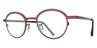 Blackfin® MERCER Eyeglasses BLF MERCER OP 1858 45 - Damascus Burgundy/Moka Brown