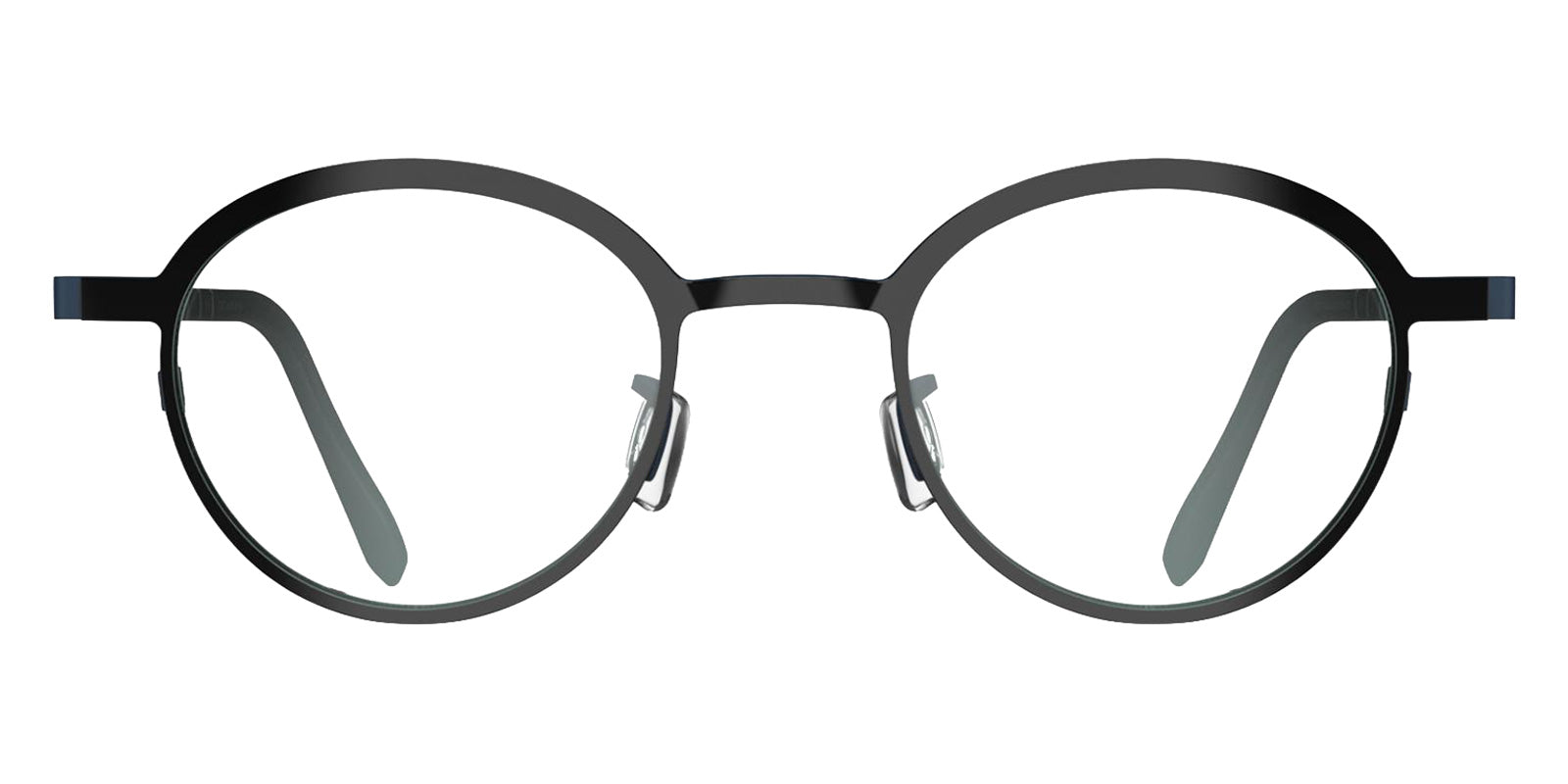 Blackfin® MERCER Eyeglasses BLF MERCER OP 1971 45 - Shiny Black Gold/Shadow Dark Blue