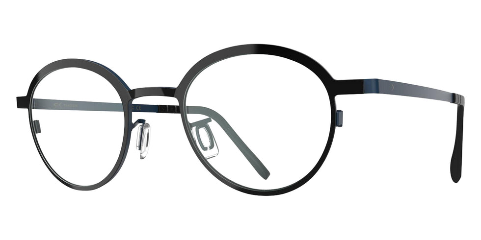 Blackfin® MERCER Eyeglasses BLF MERCER OP 1971 45 - Shiny Black Gold/Shadow Dark Blue