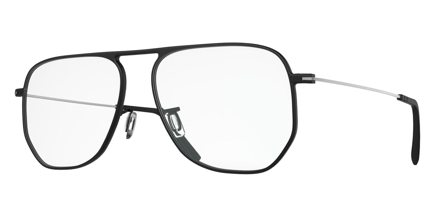 Blackfin® MONTECITO Eyeglasses - BLACKFIN BLACK/SATIN SILVER 1852 