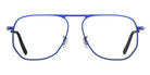 Blackfin® MONTECITO Eyeglasses - OLYMPIC BLUE/ SHINY SILVER 1704 