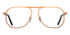 Blackfin® MONTECITO Eyeglasses - SPACE ORANGE/SATIN SILVER 1882 