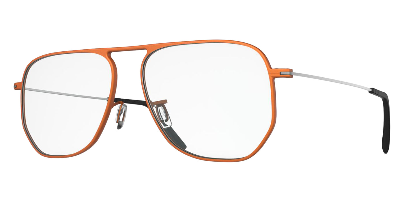 Blackfin® MONTECITO Eyeglasses - SPACE ORANGE/SATIN SILVER 1882 