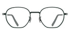 Blackfin® NILES Eyeglasses BLF NILES OP 1982 48 - Hunter Green/Shiny Silver