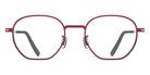Blackfin® NILES Eyeglasses BLF NILES OP 1984 48 - Burgundy Red/Shiny Oxide Orange
