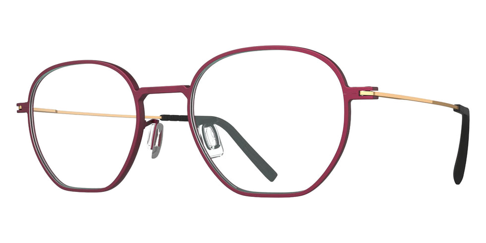 Blackfin® NILES Eyeglasses BLF NILES OP 1984 48 - Burgundy Red/Shiny Oxide Orange
