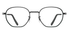 Blackfin® NILES Eyeglasses BLF NILES OP 1986 48 - Brushed Black/Shiny Silver