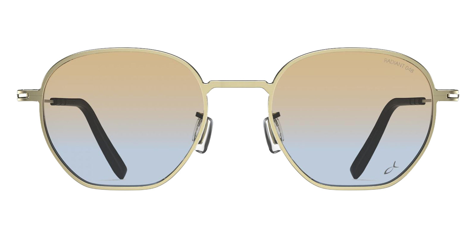 Blackfin® NILES Sunglasses BLF NILES Sun 1777/R048 48 - Brushed Light Gold/R048
