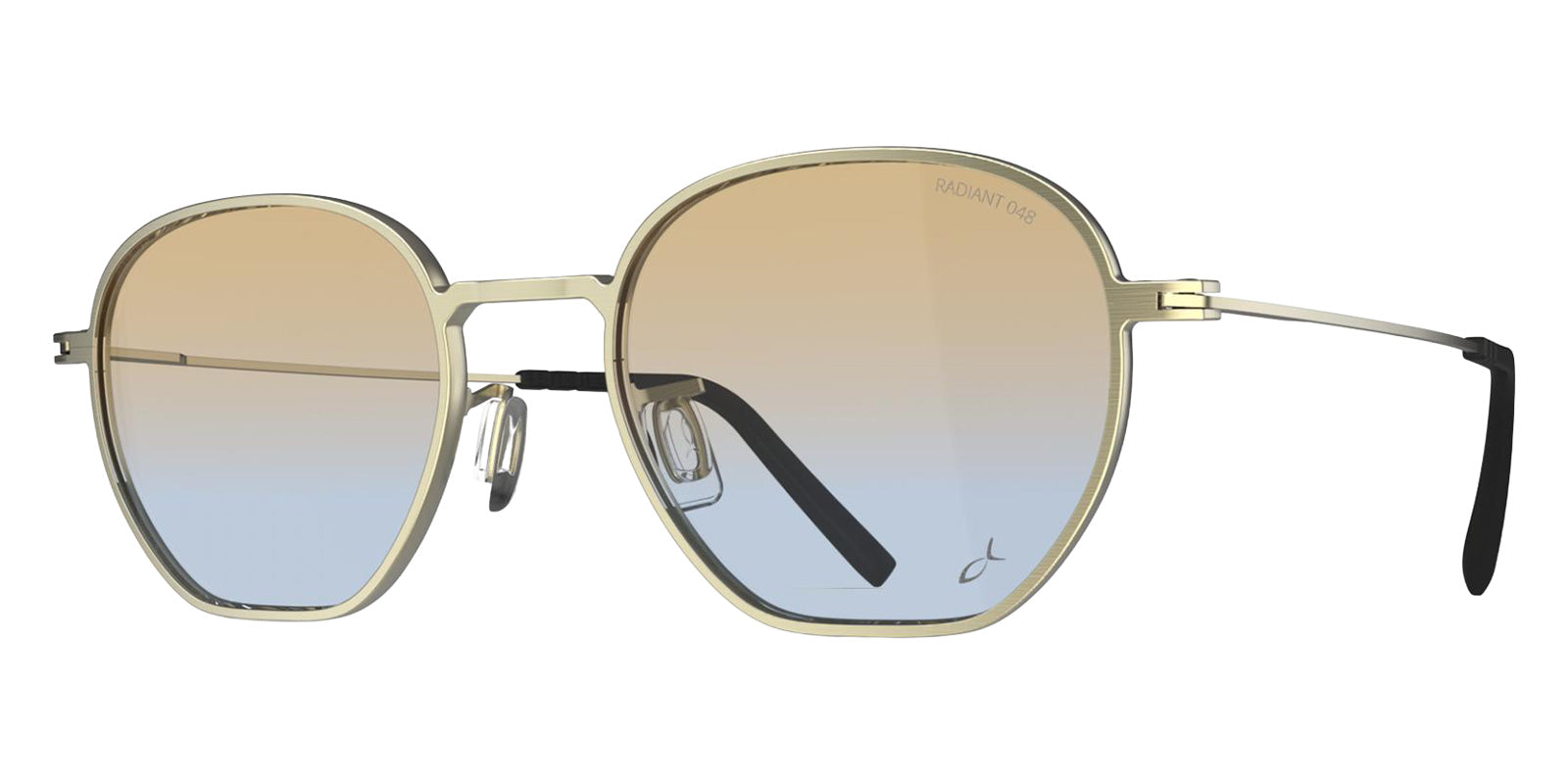 Blackfin® NILES Sunglasses BLF NILES Sun 1777/R048 48 - Brushed Light Gold/R048