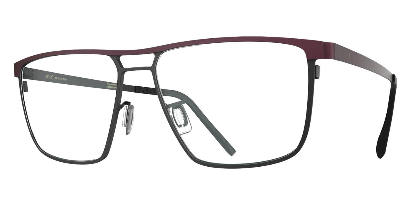Blackfin® OCEANCREST Eyeglasses - DAMASCUS BURGUNDY/LAVA GRAY 1874 